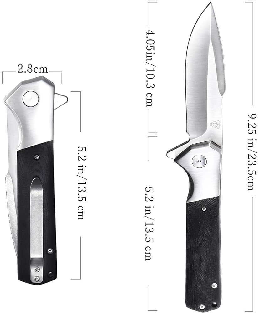 Amazon.com : Eafengrow EF6 Folding Knives 5.2 inch Closed